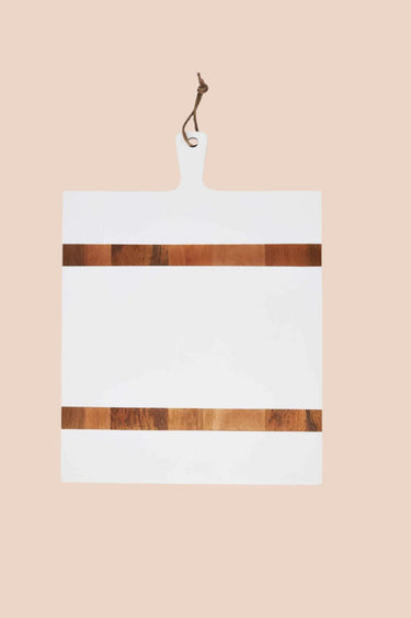 White Wooden Board - ShopSpoiled