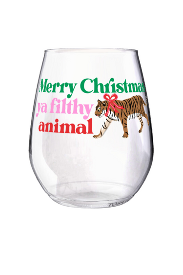 Filthy Animal Shatterproof Wine glass - ShopSpoiled