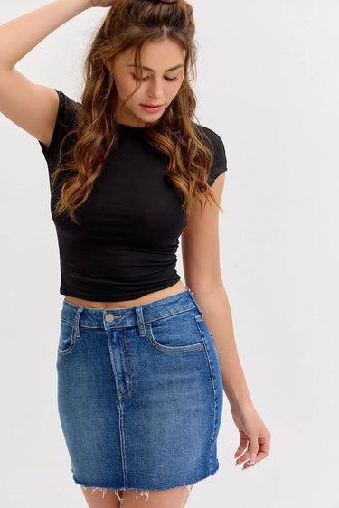 The Downtown Darling Mini SKirt - ShopSpoiled