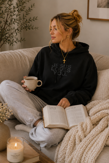 Puff Print Black on Black Logo Hoodie - ShopSpoiled