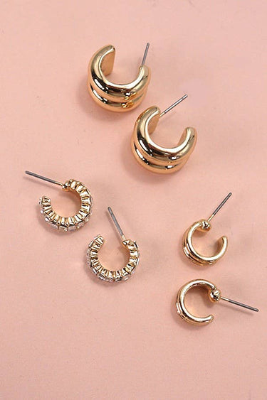 Favorite Earring Trio Set - ShopSpoiled