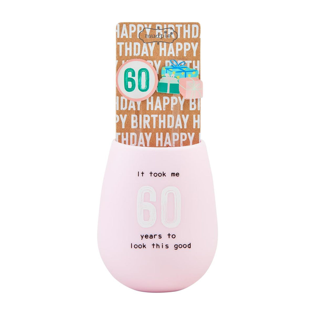 60th Bday Silicone Cup - ShopSpoiled