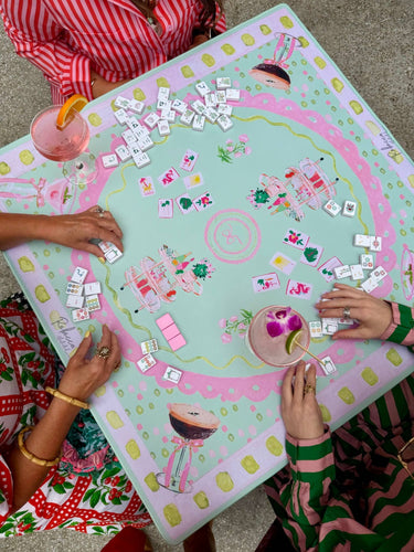 Girly Barcart Mahjong Mat - ShopSpoiled