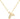 Bubble Initial Necklace In Gold - ShopSpoiled