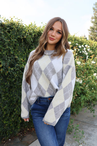 Blair Argyle Sweater - ShopSpoiled