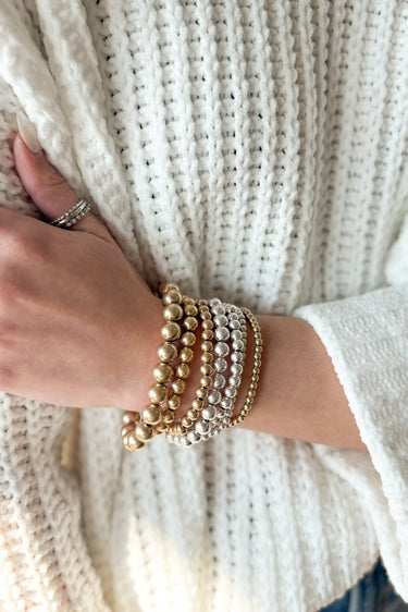 Radiant Mixed Metal Beaded Set - ShopSpoiled