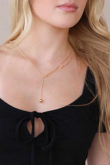 Tied Up Necklace - ShopSpoiled