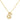 Bubble Initial Necklace In Gold - ShopSpoiled