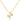 Bubble Initial Necklace In Gold - ShopSpoiled