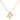 Bubble Initial Necklace In Gold - ShopSpoiled