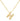 Bubble Initial Necklace In Gold - ShopSpoiled