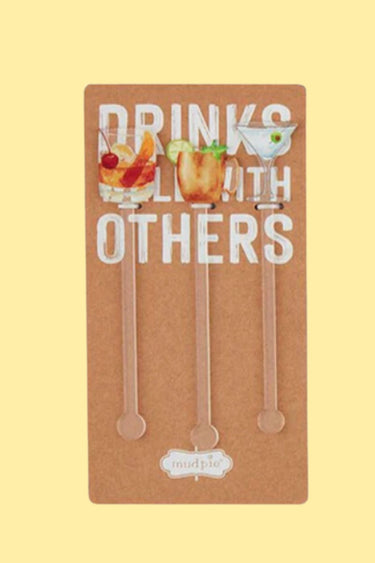Acrylic Cocktail Stirrer Set - ShopSpoiled