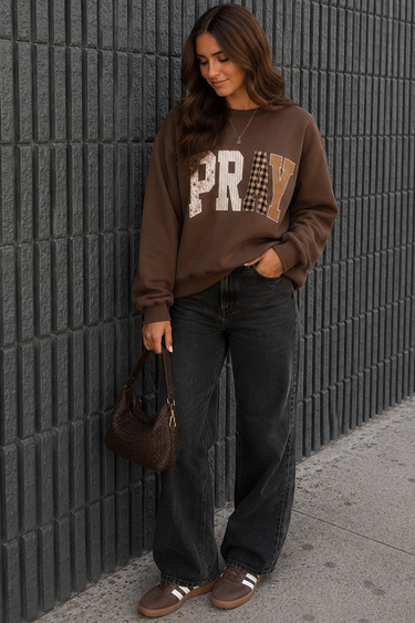 Pray Christian Faith Sweatshirt - ShopSpoiled