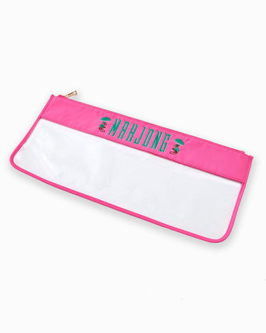Pink Monkey Mahjong Bag - ShopSpoiled