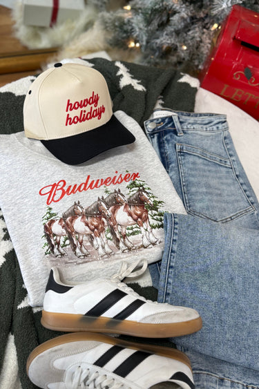 Budweiser Christmas crewneck - ShopSpoiled