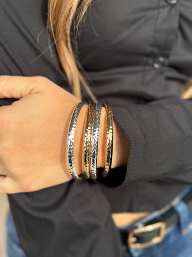 Silver & Gold Bangle Set - ShopSpoiled