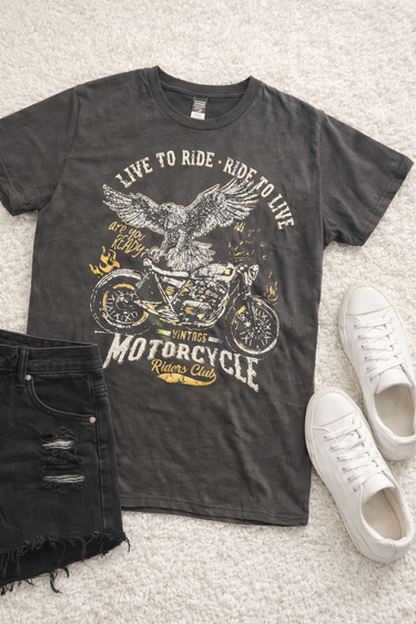 Live To Ride Tee - ShopSpoiled