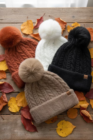 Cozy Puff Beanie - ShopSpoiled