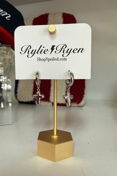 Have Faith Drop Earrings - ShopSpoiled