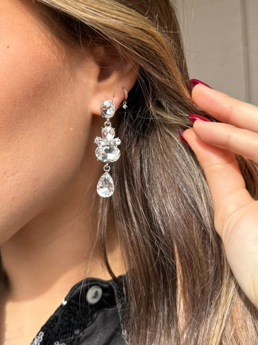 Statement Diamond Drop Earring - ShopSpoiled