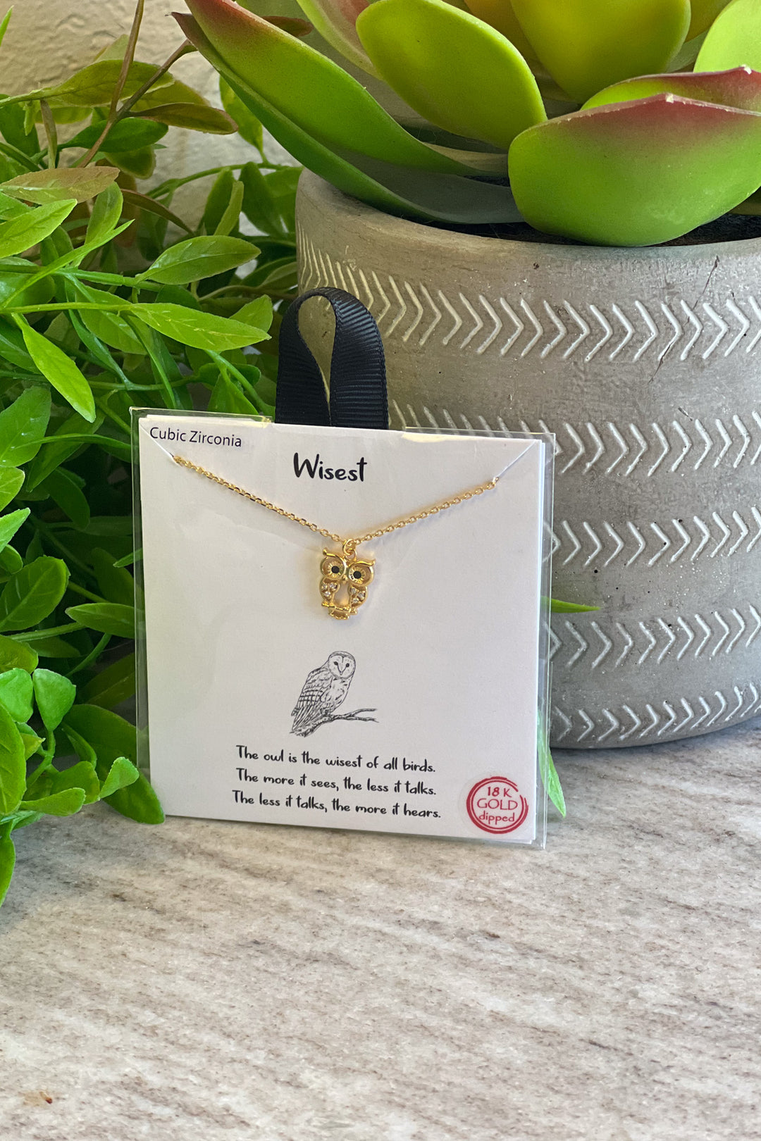 Wisest Owl Necklace - ShopSpoiled