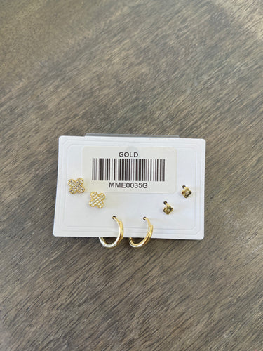 Lucky Clover Earring Set - ShopSpoiled