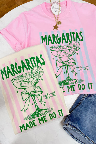 Margarita Made Me Do It T-shirt - ShopSpoiled