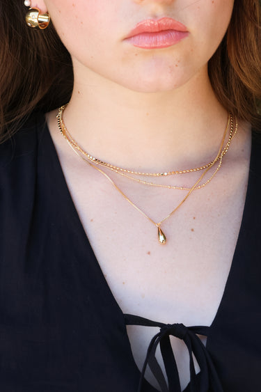 Dainty Drop Layered Necklace - ShopSpoiled