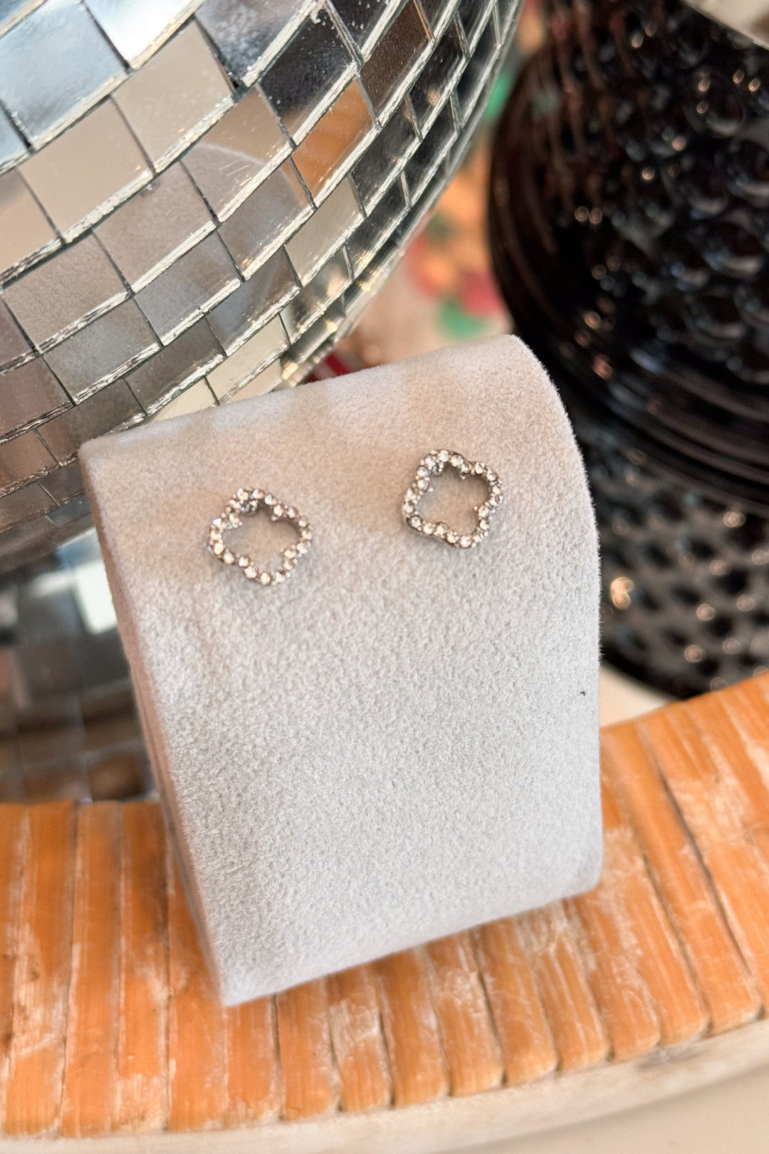 Diamond Clover Earrings - ShopSpoiled