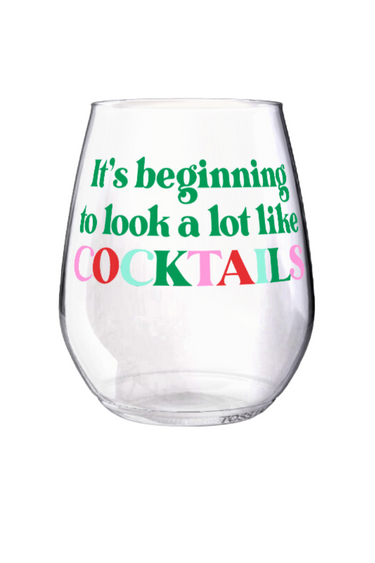 Cocktails Shatterproof Wine glass - ShopSpoiled
