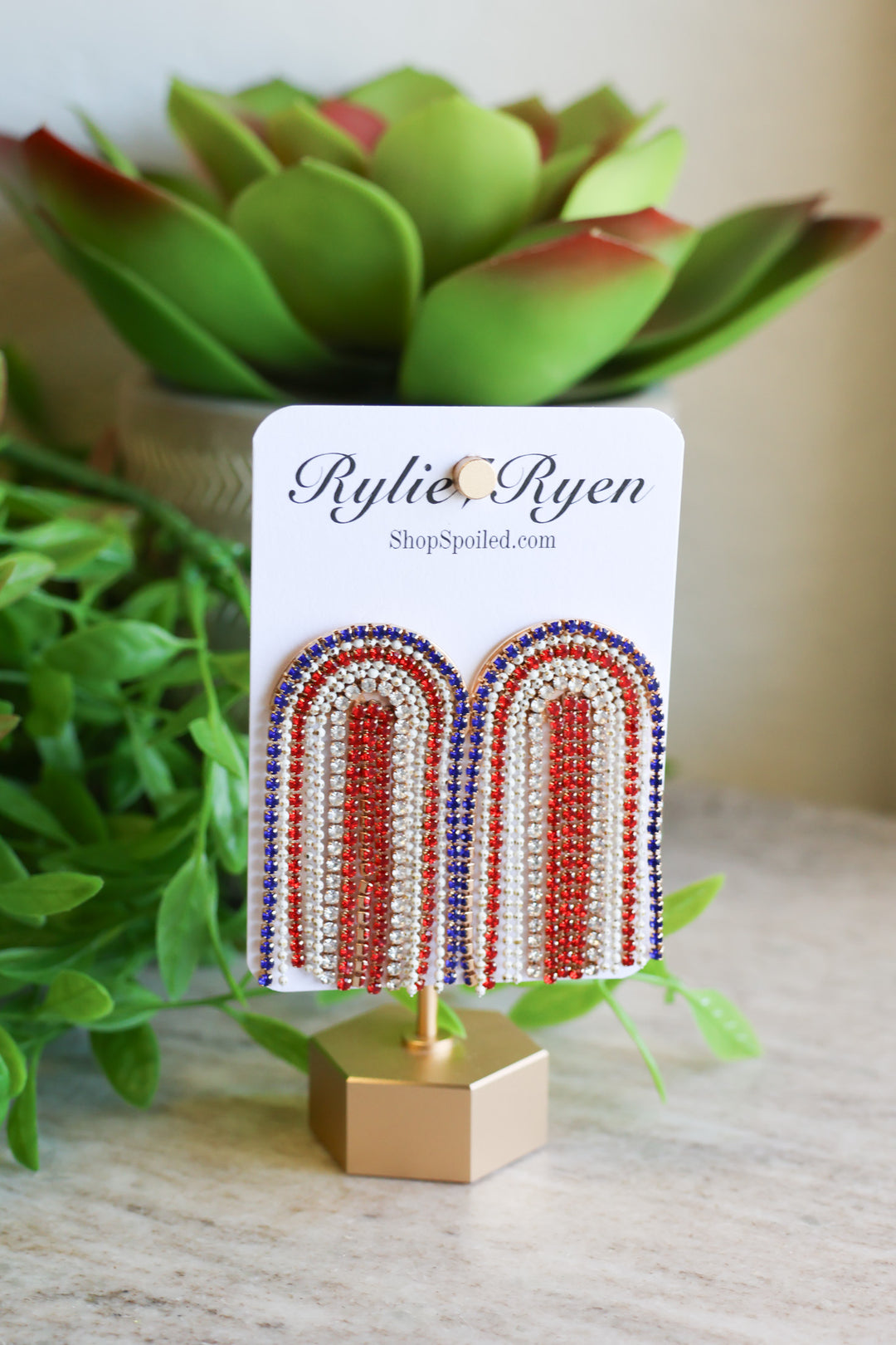 Home of the Free Earrings - ShopSpoiled