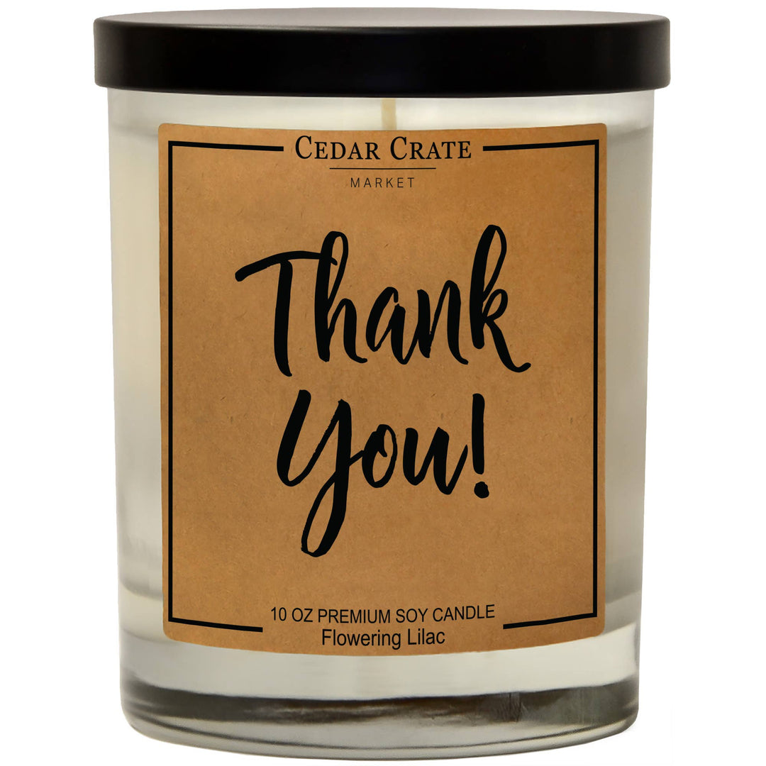 Thank You Soy Candle - ShopSpoiled