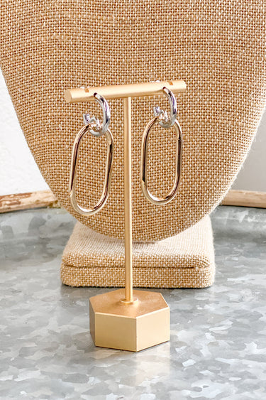Oval Drop Dangle Earring - ShopSpoiled
