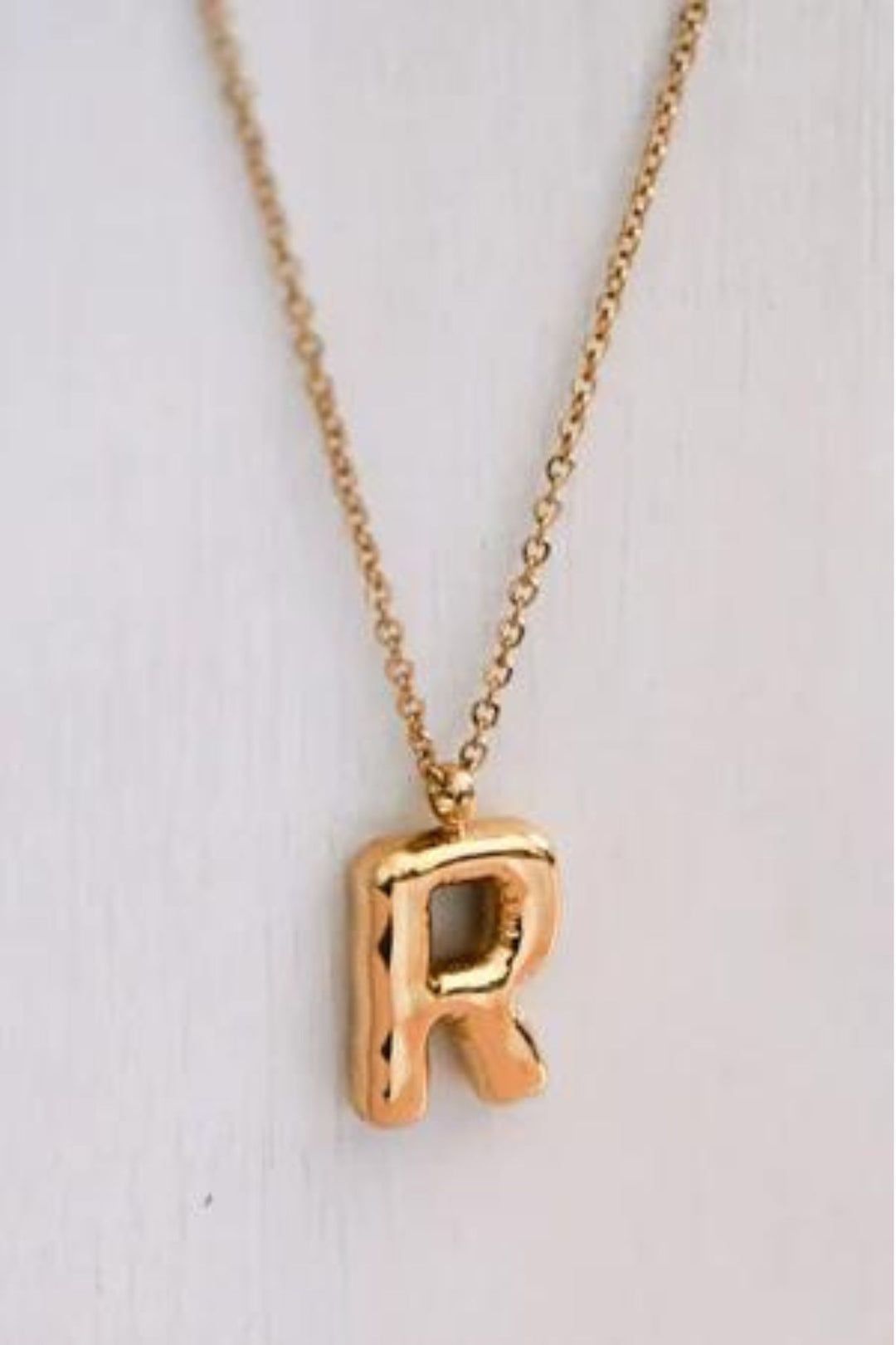 Small Bubble Letter Necklace - ShopSpoiled