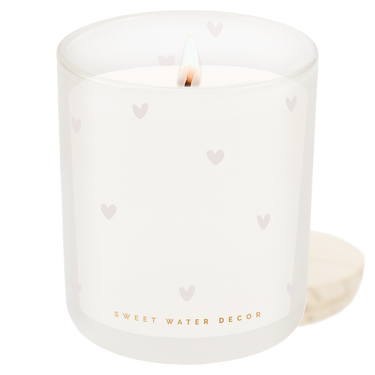 All Over Hearts 12 oz Soy Candle - ShopSpoiled
