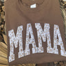 Brown Floral Mama Mother's Day short Sleeve - ShopSpoiled