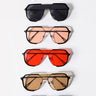 Modern Geometric Aviator Metal Frame Sunglasses - ShopSpoiled