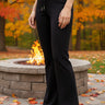Flare Knit Pants - ShopSpoiled