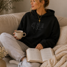 Puff Print Black on Black Logo Hoodie - ShopSpoiled
