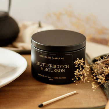 Butterscotch & Bourbon Soy Candle - ShopSpoiled