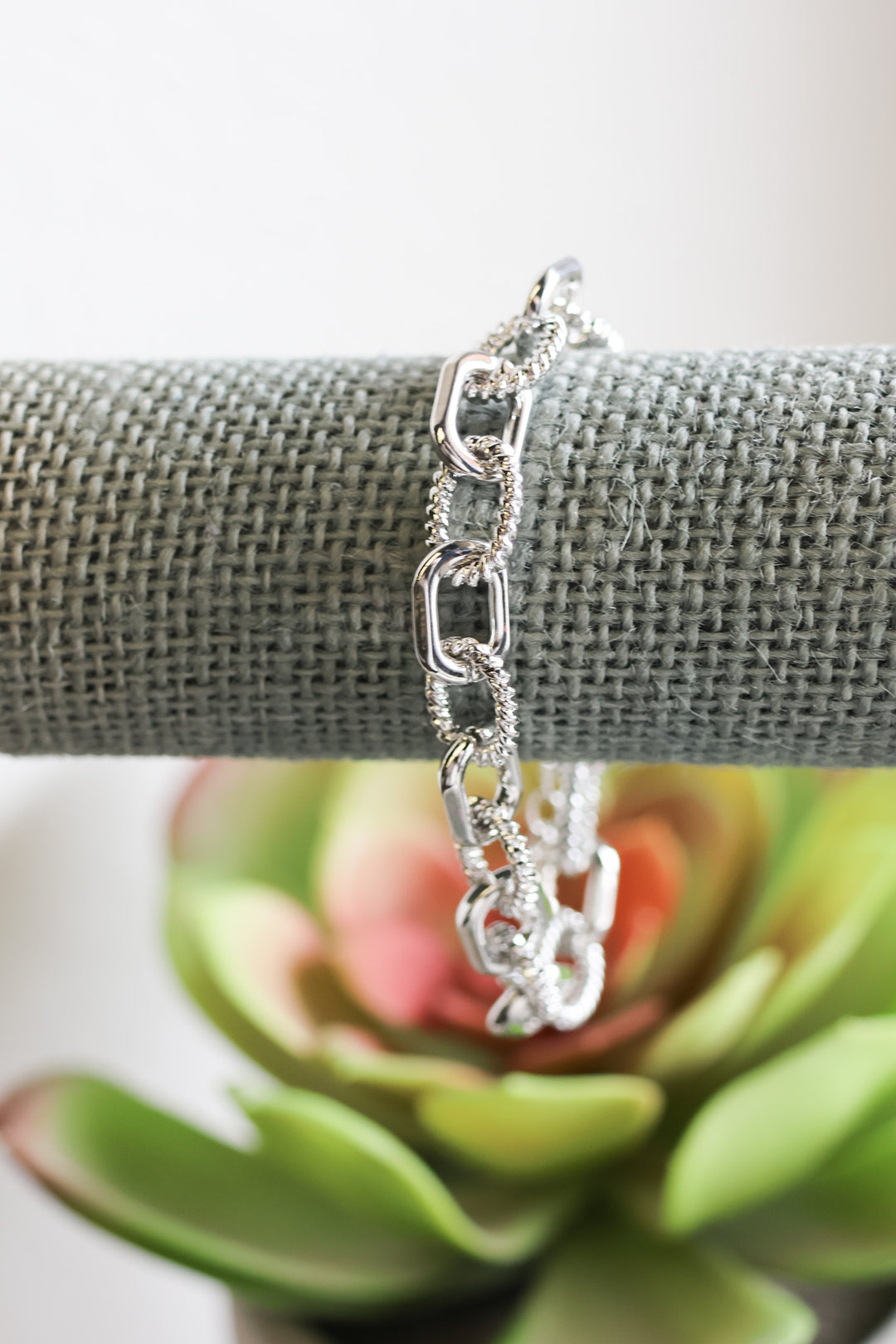 Linked For Life Bracelet In Silver - ShopSpoiled