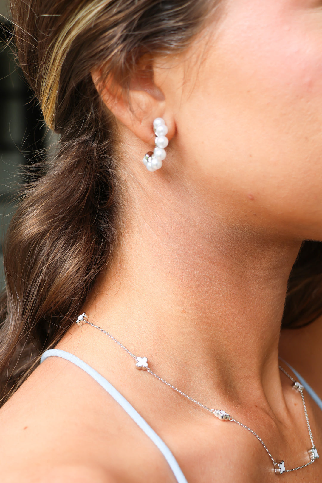 Lila Pearl Earrings - ShopSpoiled