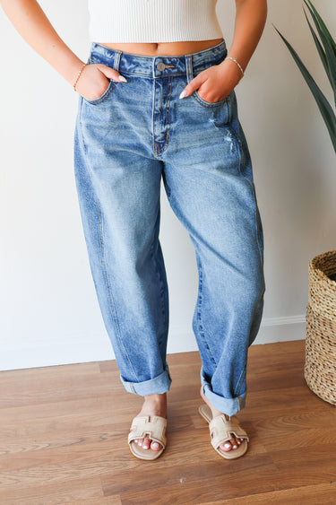 Rebecca Barrel Jeans - ShopSpoiled