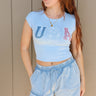USA Cropped Tee - ShopSpoiled