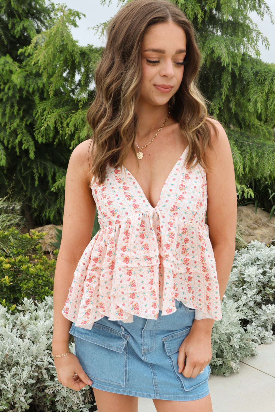 Ditsy Floral Top - ShopSpoiled