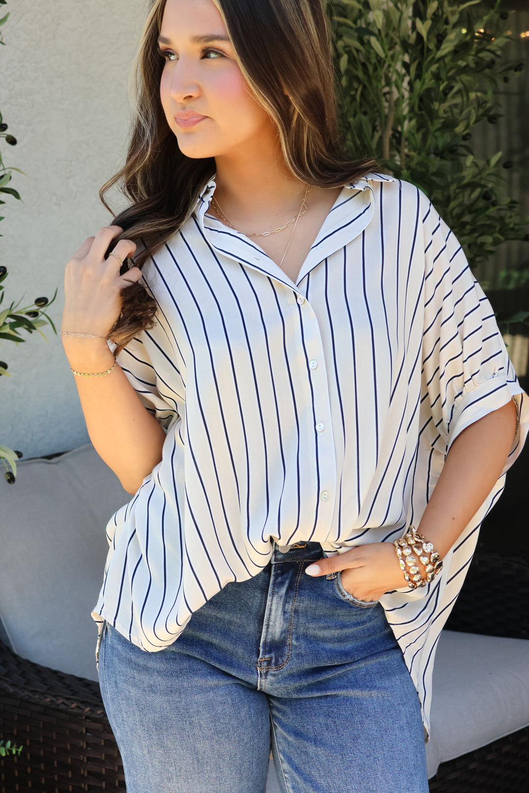 Timeless Vibes Stripe Top - ShopSpoiled