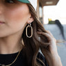 Oval Drop Dangle Earring - ShopSpoiled