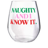 Naughty Shatterproof Wine glass - ShopSpoiled