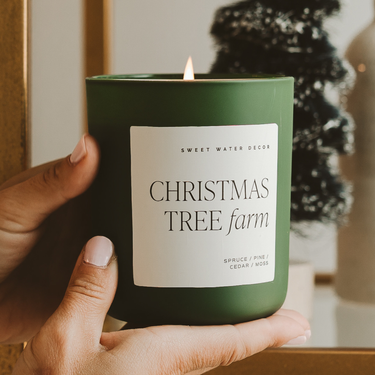 Christmas Tree Farm 15 oz Matte Soy Candle - ShopSpoiled