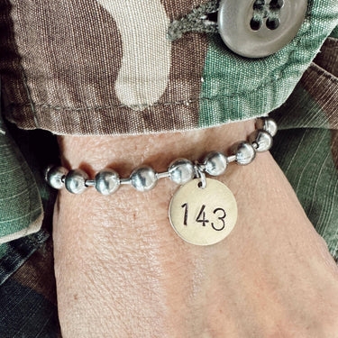 Stainless Steel & Brass Coin Tag Bracelets - ShopSpoiled